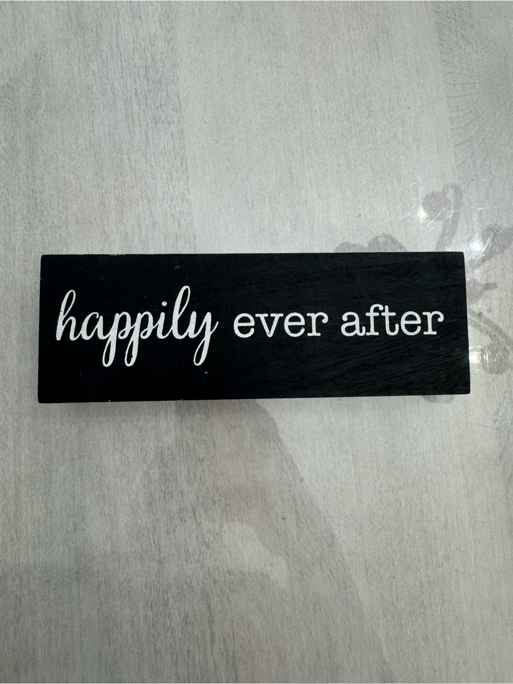 Happily Ever After Fairytale Home Decor Tabletop Sign